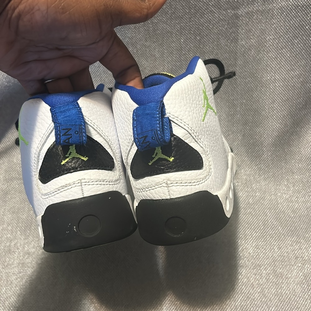 Jordan Jumpman White blue and Volt - Picture 5 of 5